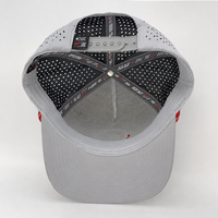 Casquettes de baseball structurées 5 panneaux, casquettes de golf de haute qualité, casquettes trucker avec logo personnalisé en caoutchouc PVC, vente en gros OEM/ODM, commande minimale de 30 pièces