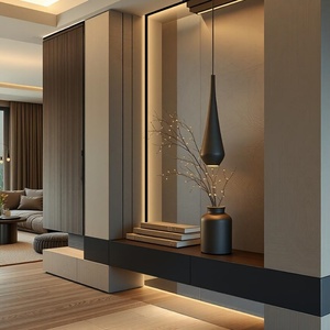 Meuble d'entrée en bois durable, moderne, minimaliste et écologique, élégant et raffiné, pour le rangement des chaussures, idéal pour le salon et l'hôtellerie - Product Image 3