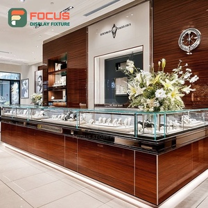 Panel de Vidrio Templado para Exhibición Interior de Joyería Moderna, Vitrina de Vidrio para Tienda Comercial - Product Image 4