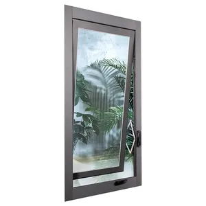 门认证耐冲击铝制平开窗用于家庭装修建筑窗户