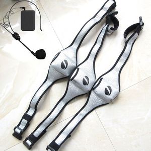 Portable and Durable Neoprene Waist Bag with Vertical Microphone Transmitter Carrier Belt Fitness <b>Mic</b> Belt for Cassette Player - Product Image 3
