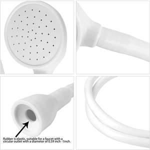 Animaux Chiens Pommeau De Douche Arroseur 1.3 Mètres En Plastique Shampooing Tuyau Push-Fit Pet Douche <span class=keywords><strong>Spray</strong></span> - Product Image 2