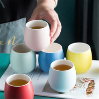 Tasses à thé en porcelaine, tasses à thé multicolores personnalisées, bon marché pour restaurant, 1 pièce