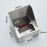 Caja Impermeable para Carga de Vehículos Eléctricos en Exteriores, Panel de Acero Inoxidable con 86 Interruptores y Enchufes, Base Universal de Montaje en Superficie