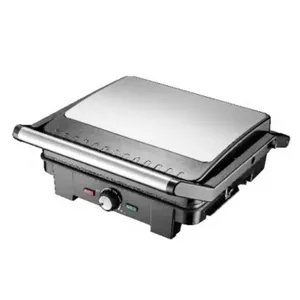 2200W Four Slice 180 Degree Opening Contact Grill Electric Griddle Panini Press