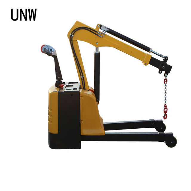 UNW 1ton 1000kg Stock Available Mini Small Portable Electric Automatic Lift Crane for Factory Workshop Construction Installing