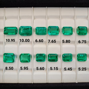 Esmeralda Colombiana Cultivada en Laboratorio, Corte Esmeralda, Gema Suelta Verde, Calidad Premium para Joyería, para la Elaboración de Joyas - Product Image 5