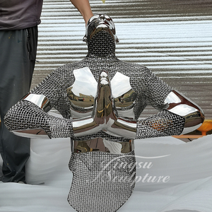 Điêu Khắc Thủ Công Kim Loại Điêu Khắc Nam Nữ Treo Tường Trang Trí Nhà Hiện Đại - Product Image 2