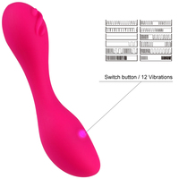 Jouets sexuels féminins : Vibrateur à doigt pour femme, mini-vibromasseur double tête, jouets sexuels pour femmes, masturbateurs