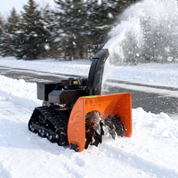 Souffleuse à neige télécommandée, équipement de déneigement avec réglage de hauteur à distance pour les zones commerciales