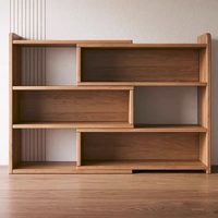 Étagère à livres en bois simple pour la maison, étagère de rangement multi-niveaux, rangement pour enfants, petit placard, design artistique, montage facile