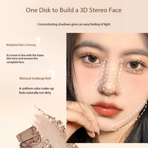Palette de Contouring 3D Quatre Couleurs Maxfit Highlight – Effet Mat Illuminateur Naturel pour un Contouring Monobloc - Product Image 3