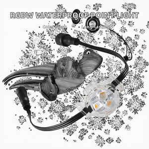 Lumières de Noël LED Ismart pour extérieur, étanches en PVC, 12V, 30mm, IP68, lumières à points pixel, décorations lumineuses permanentes - Product Image 6