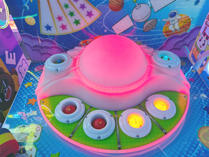 Chất lượng cao đồng tiền hoạt động búa tấn công trò chơi máy <span class=keywords><strong>whack</strong></span> một nốt ruồi với vé số - Product Image 3