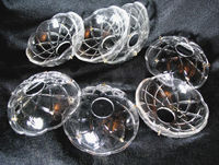 Plafonnier led en cristal au style européen, article de luxe, pampilles dorées