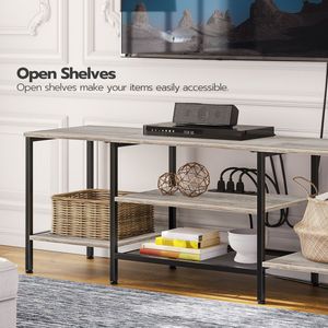 Mesa de consola de TV de <span class=keywords><strong>estilo</strong></span> <span class=keywords><strong>industrial</strong></span> al por mayor centro de entretenimiento de medios soportes de televisión de TV diseños para TV de 50/55/60/65 pulgadas - Product Image 3