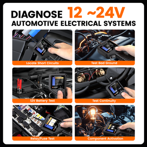 ANCEL PB600 Car Circuit Probe Kit 12V/24V Stromkreis <span class=keywords><strong>tester</strong></span> Power Probe Relais Test Batteries ystem Diagnose werkzeug - Product Image 5