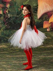 Disfraz de Muñeco de Nieve para Niños, Vestido de Tul Blanco con Accesorios para la Cabeza, Ropa Navideña para Niñas, Éxito de Ventas 2026 - Product Image 6