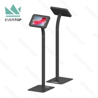 LSF01-P Kios Portabel Layar Sentuh Berkualitas Tinggi untuk Pemesanan Mandiri dengan iPad Anti Maling dan Stand Kios Android