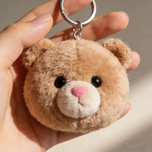 Llavero Personalizado con Cabeza de Oso, Anillo de Peluche Personalizado, Regalo Adorable para Niños, Adolescentes y Amantes de los Osos - Product Image 1