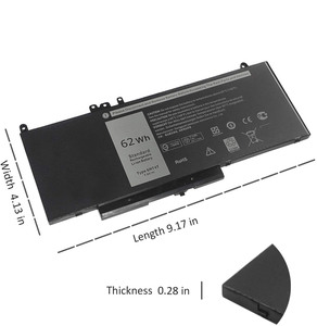 USA en stock MYIYAE 62Wh 6MT4T Batterie d'ordinateur portable pour <span class=keywords><strong>Dell</strong></span> Latitude14 5470 E5470 15 <span class=keywords><strong>5570</strong></span> E5570 <span class=keywords><strong>Precision</strong></span> 15 3510 M3510 Series - Product Image 2