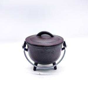 Calderone in Ghisa con Pentacolo per Streghe, Disponibile in Diversi Colori, per Decorazioni di Halloween - Product Image 5