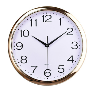 12-Inch Plastic Electroplated Quartz Wall <strong>Clock</strong> Luminous Feature for Bedroom Living Room <strong>Office</strong> Public Spaces-Custom Logo <strong>Clock</strong> - Product Image 5
