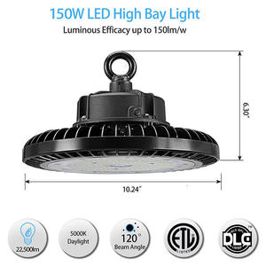 Lampu High Bay LED <span class=keywords><strong>UFO</strong></span> Industri 6500K 200w Dimmable 350w 400w 300 Watt <span class=keywords><strong>2026</strong></span> Baru 0-10v Industri 200w untuk Gudang - Product Image 2