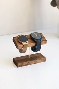 Porta orologi da <span class=keywords><strong>uomo</strong></span> espositore per orologi in noce espositore da comodino Organizer per occhiali da vista conservazione dei gioielli - Product Image 2
