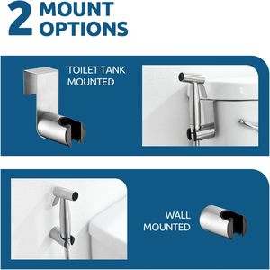 Двойной ручной распылитель для биде - Product Image 5