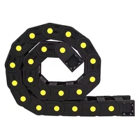 Kabel gewinde Abschlepp kette Brücke Typ Kunststoff Nylon Abschlepp kette Vollständig geschlossen Technische Tank kette Kunststoff 20*25mm