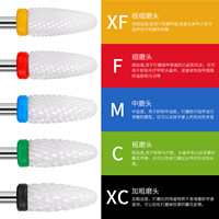Fraise en céramique pour lime à ongles électrique, 12 types différents, accessoire de manucure, fraise, accessoire de manucure