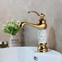 Robinet de salle de bain monocommande en laiton massif, design rétro de luxe, finition chromée, pour eau chaude/froide, idéal pour les hôtels