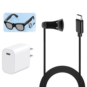 <span class=keywords><strong>USB</strong></span> dây sạc và tường Sạc Adapter <span class=keywords><strong>Kit</strong></span> cho Rayban Meta WAYFARER/skyler/headliner thông minh kính phụ kiện thay thế - Product Image 1