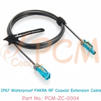 Cable de extensión coaxial FAKRA RF a prueba de agua IP67 para navegación GPS estéreo de coche Original Rosenberger 59Z176-C01-Z a 59Z163-003-Z