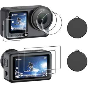 Protector de Pantalla Amazear HD para DJI Osmo Action 6, Pantalla OLED, Paquete de 6, Cobertura Total, Vidrio Templado, Instalación sin Burbujas - Product Image 1