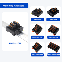 Module d'interface PLC sur rail DIN 2 entrées 10 sorties, connecteur de bornier de distribution d'alimentation