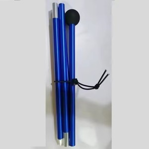 Poteau <span class=keywords><strong>de</strong></span> tente en aluminium léger avec crochets à clip pour remplacer les auvents <span class=keywords><strong>de</strong></span> camping rétractables adaptés aux aventures en plein air - Product Image 2