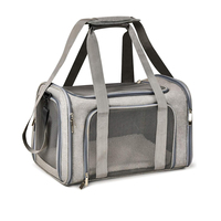 Sac de transport pliable pour chat approuvé par les compagnies aériennes, sacs de voyage souples pour animaux de compagnie, sacs de voyage pour chien pour siège de voiture, accessoires pour animaux de compagnie
