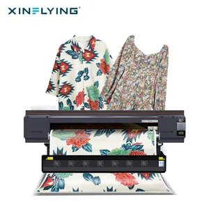 Xinsty 5194 Sublimatie Printer 4 Stuks 3200 Printkoppen Printer Kleurstof Sublimatie Textiel Roller Printer Machine Digitaal