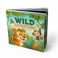 Impression de livres cartonnés pour enfants personnalisés et écologiques, impression à la demande