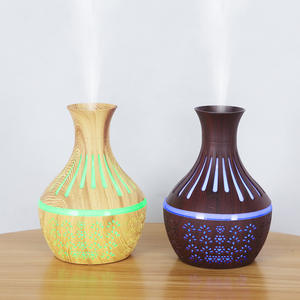 Humidificador con Diseño de Madera, 300 ml, Alimentación USB, Control Táctil, Temporizador, Modelo para Hogar y Escritorio - Product Image 4