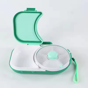 DZ <b>Kids</b> BPA Free PP Lid Reusable Durable 800ml Food Grade Snack Spinner Bundle Rotating <b>Storage</b> <b>Box</b> for Fruit Candy Food - Product Image 4