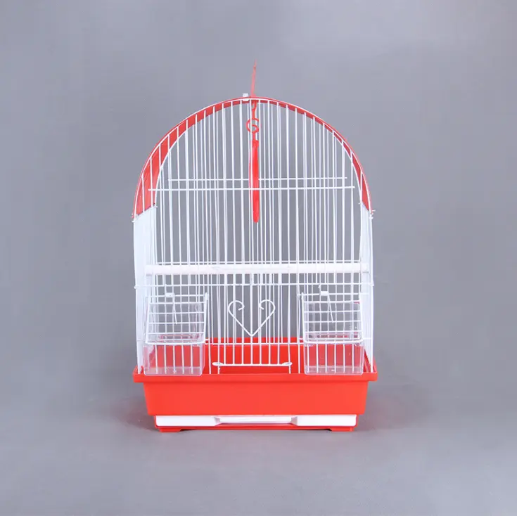 En kaliteli evcil hayvan kafesi basit paslanmaz çelik papağan üreme kuş kafesi