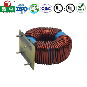 Inductor toroidal de núcleo de ferrita Ni-Zn de orificio pasante 100uH 15A 25A, bobina de choque de modo común, inductor de potencia de alta corriente para audio y UPS - Product Image 4