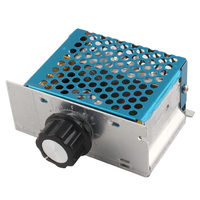 Ac 220V 4000W Scr Voltage Regulator Dimmen Dimmers Motor Speed Controller Thermostaat Elektronische Voltage Regulator Module