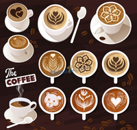 Las más nuevas impresoras automáticas de café para pasteles de comida 3D con certificación CE, máquinas de inyección de tinta digitales coloridas para uso en tienda