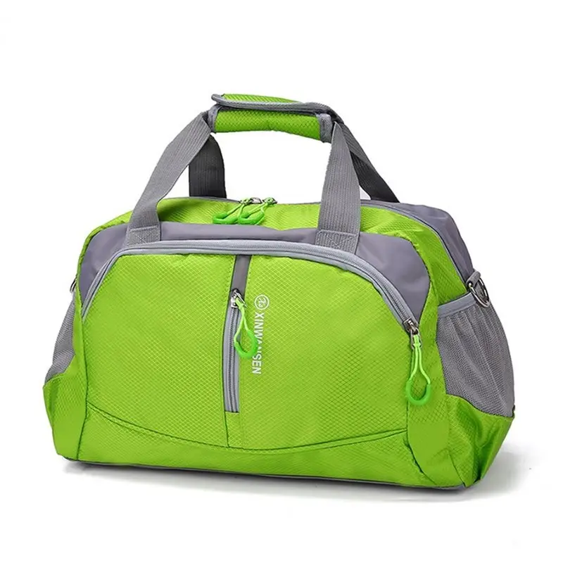Qetesh New Arrival Custom Train Casual Sports Shoulder Foldable Luggage Bag Small Duffle Bag