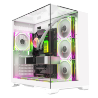 New Full Tower Gaming Computer Case RGB ATX/Micro-ATX PC Aluminum Alloy CPU Cabinet Pc Computer Case