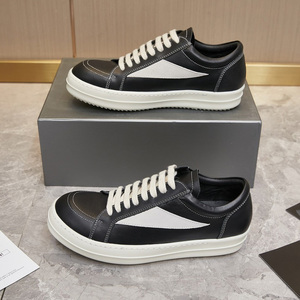 Zapatillas Negras Casuales a la Moda para Hombre y Mujer, Forro de Cuero Genuino, Cierre con Cordones, Diseño sin Cordones - Product Image 4